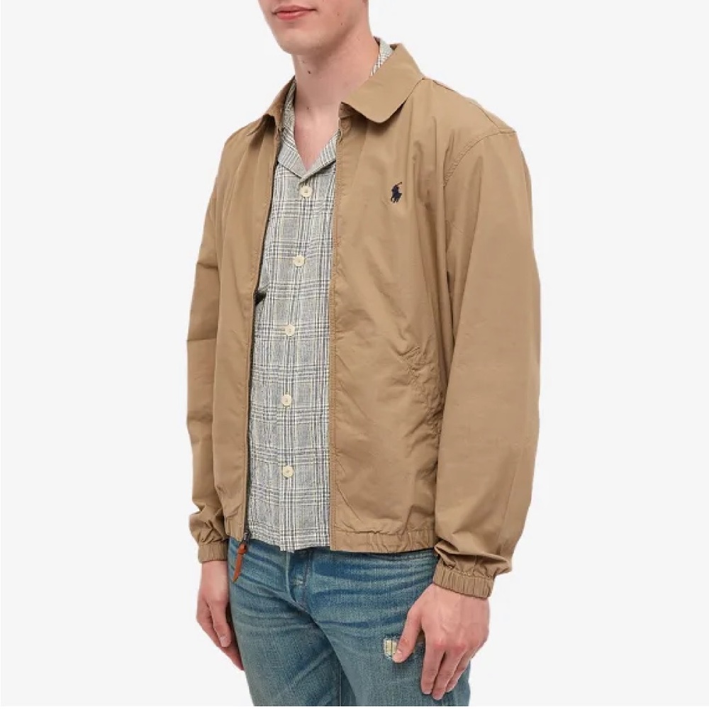 🛑SOLD🛑NWT POLO RALPH LAUREN Men's Classic Jacket Khaki Zip Front Medium